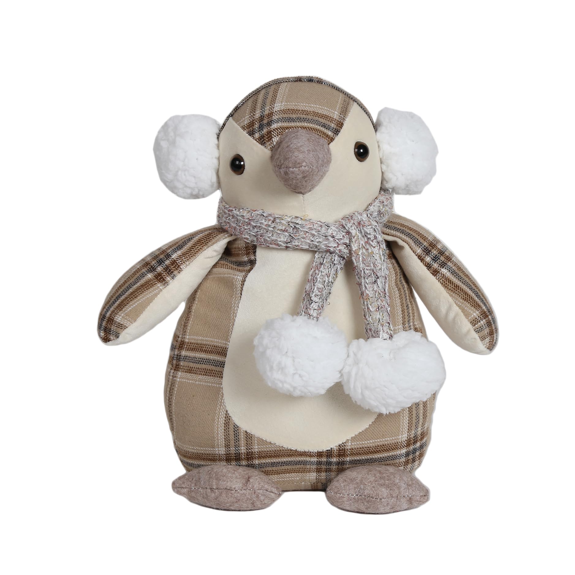 The Straits Trading Company Christmas Penguin Doorstop 27.5cm Xmas Festive Décor Gift