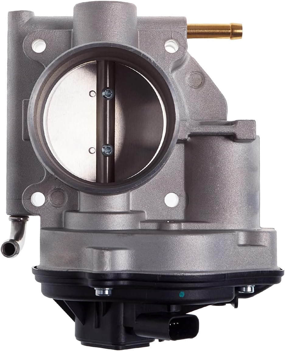 AUQDD S20025 Heated Throttle Body with Pipe for 2005-2007 Ford Five Hundred, Freestyle & Mercury Montego 3.0L - Replaces TB1016