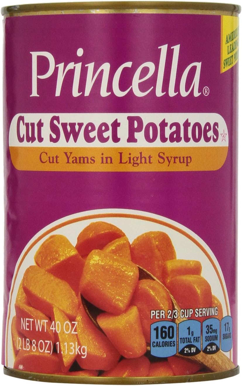 Princella Cut Yams, 40 Oz