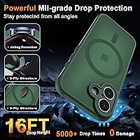 Vista 663 de MOCCA - Funda magnética resistente para iPhone XR de 6.1 pulgadas, compatible con MagSafe, funda con protección contra caídas de grado militar