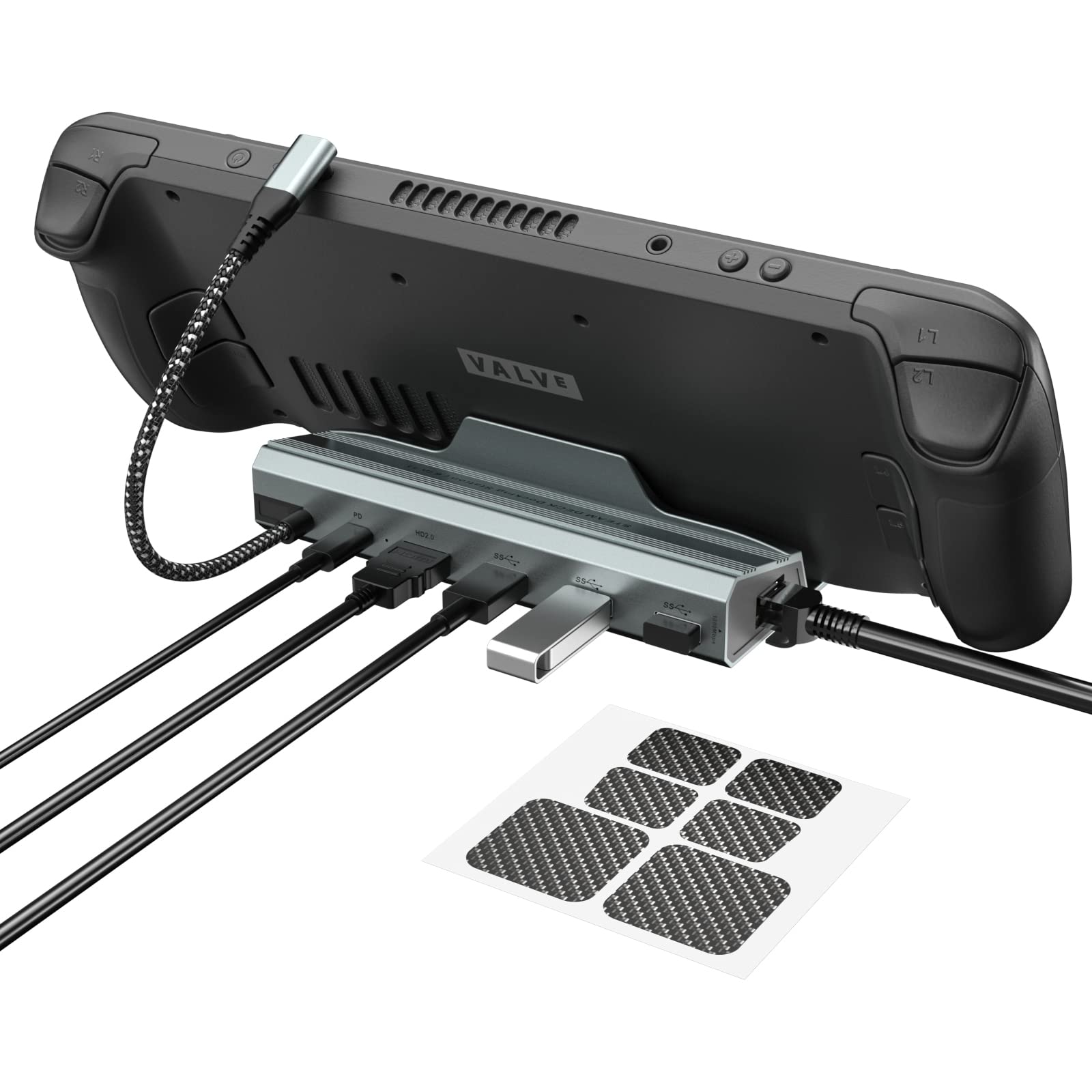 Buy Steam Deck Dock,6in1 Steam Deck Docking Station with HDMI 2.0 4k