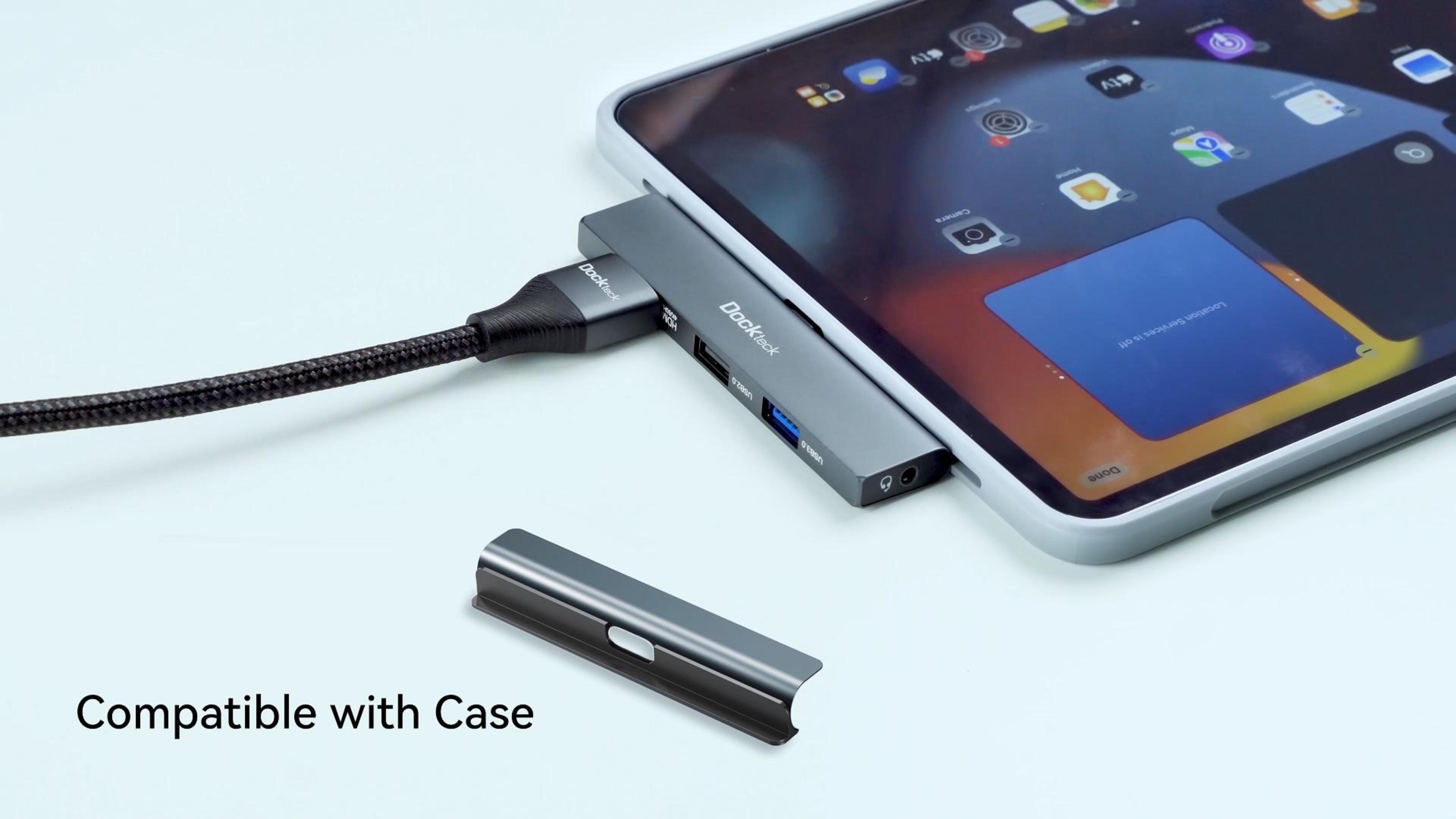 Amazon.com: iPad Pro USB C Hub Multiport Adapter - Dockteck USBC