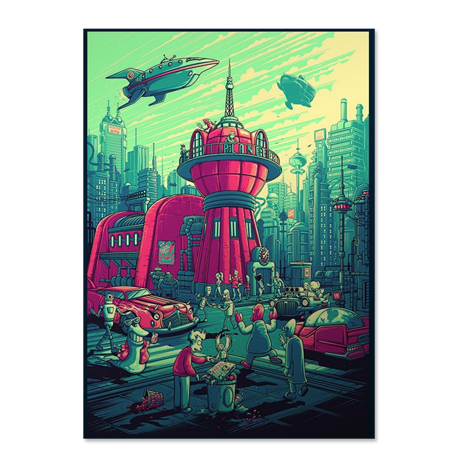 EFEMIR Custom Posters Canvas Prints Movies Anime Aesthetic Poster 12X18 Inch Room Wall Decor Picture for Living Room Home Decoration