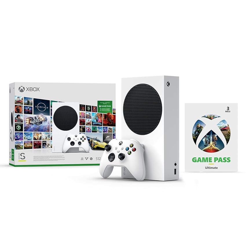 Immagine del prodotto Xbox Series S + 3 mesi di Xbox Game Pass Ultimate