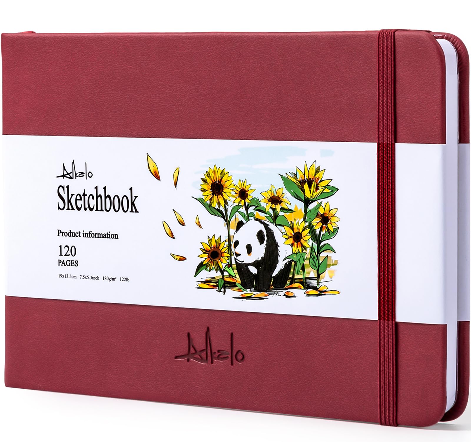 Sketchbook for Drawing, 120 Pages Sketch Book, 122LB/180GSM Thick Paper