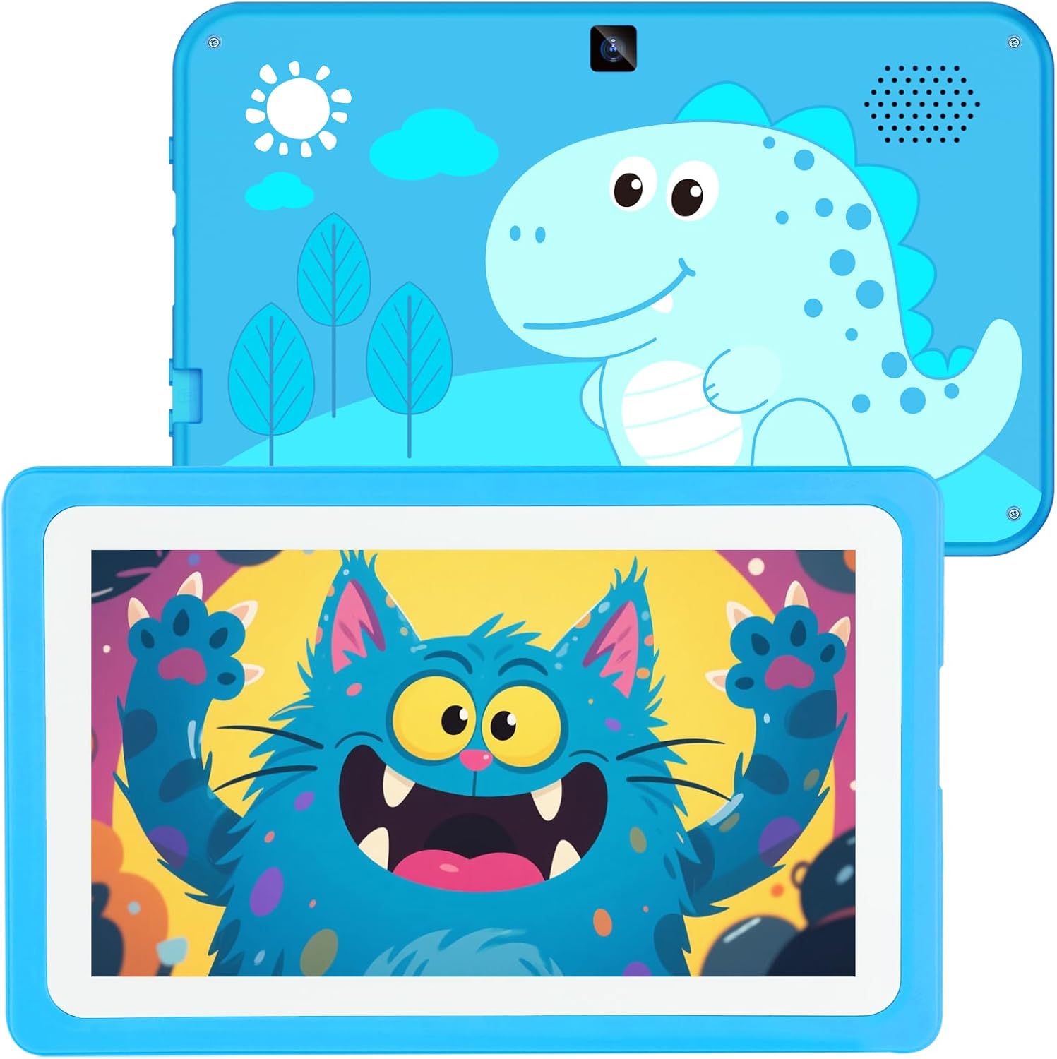 Kids Tablet 7” Tablets for Kids with Parental Control, WIFI Children’s Tablets for Toddlers with Plenty of Offline Child learning Apps Pre-installed, Toddler Tablet 3-7 Years Boy Girls Gift(Blue)