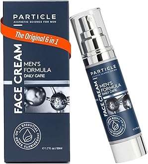 Particle 6-in-1 Face Cream for Men, Men’s Daily Hydrating Moisturizer with Vitamin C, Jojoba Oil, Vitamin E & Hyaluronic Acid, Skin Care Routine, Healthy Skin Support, Pack of 1, 1.7 FL OZ