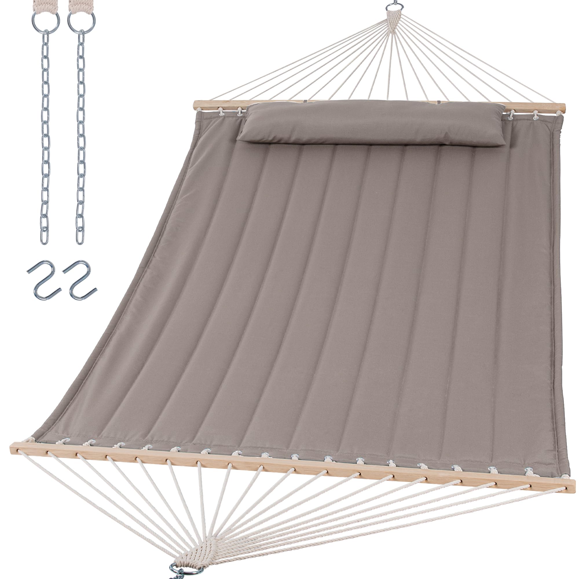 SUNCREAT Hammocks Replacement Hammock for Stand, 475 lbs Capacity, Brown