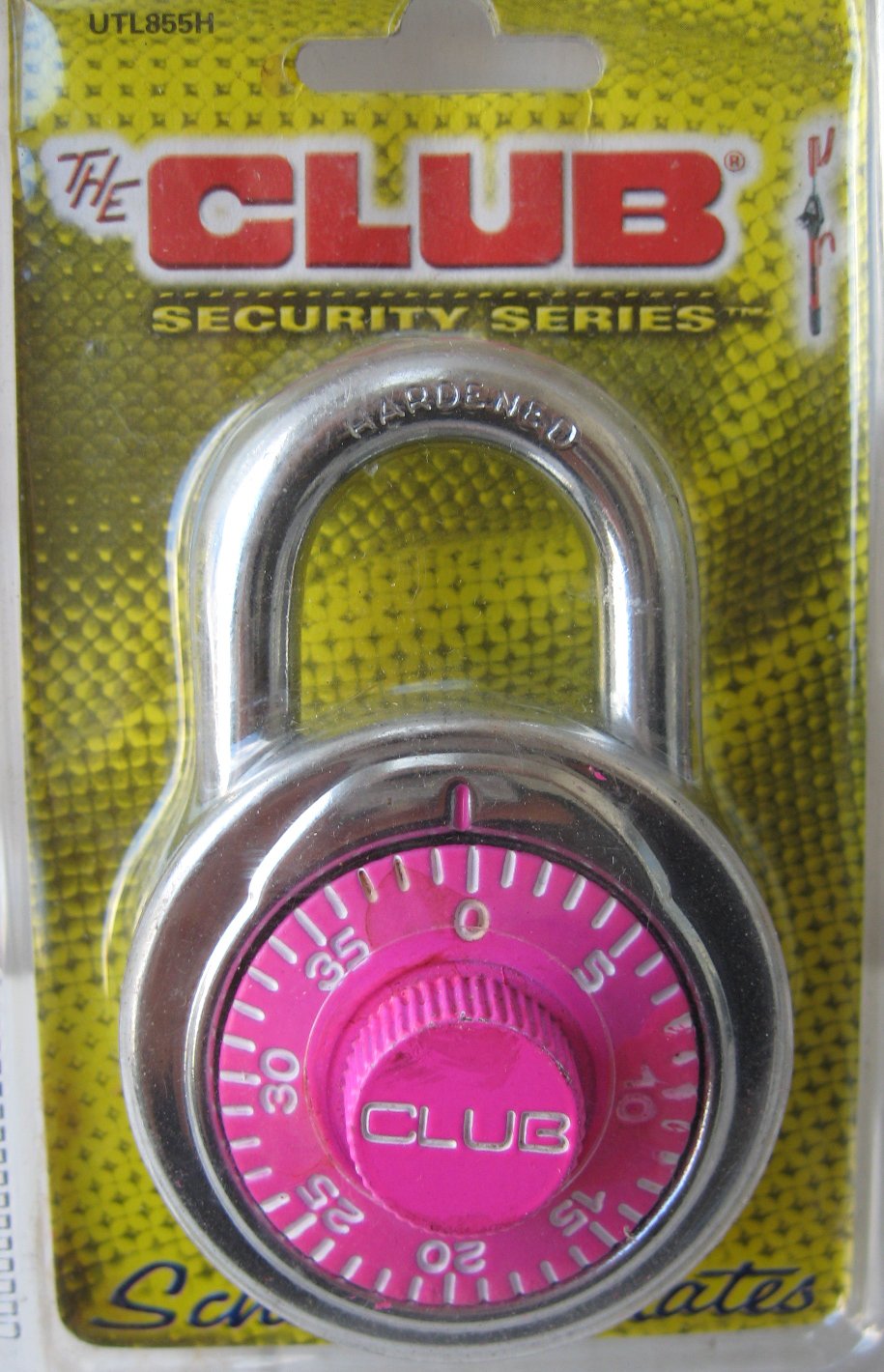 The Club School Mates Combination Padlock (Colors may vary)
