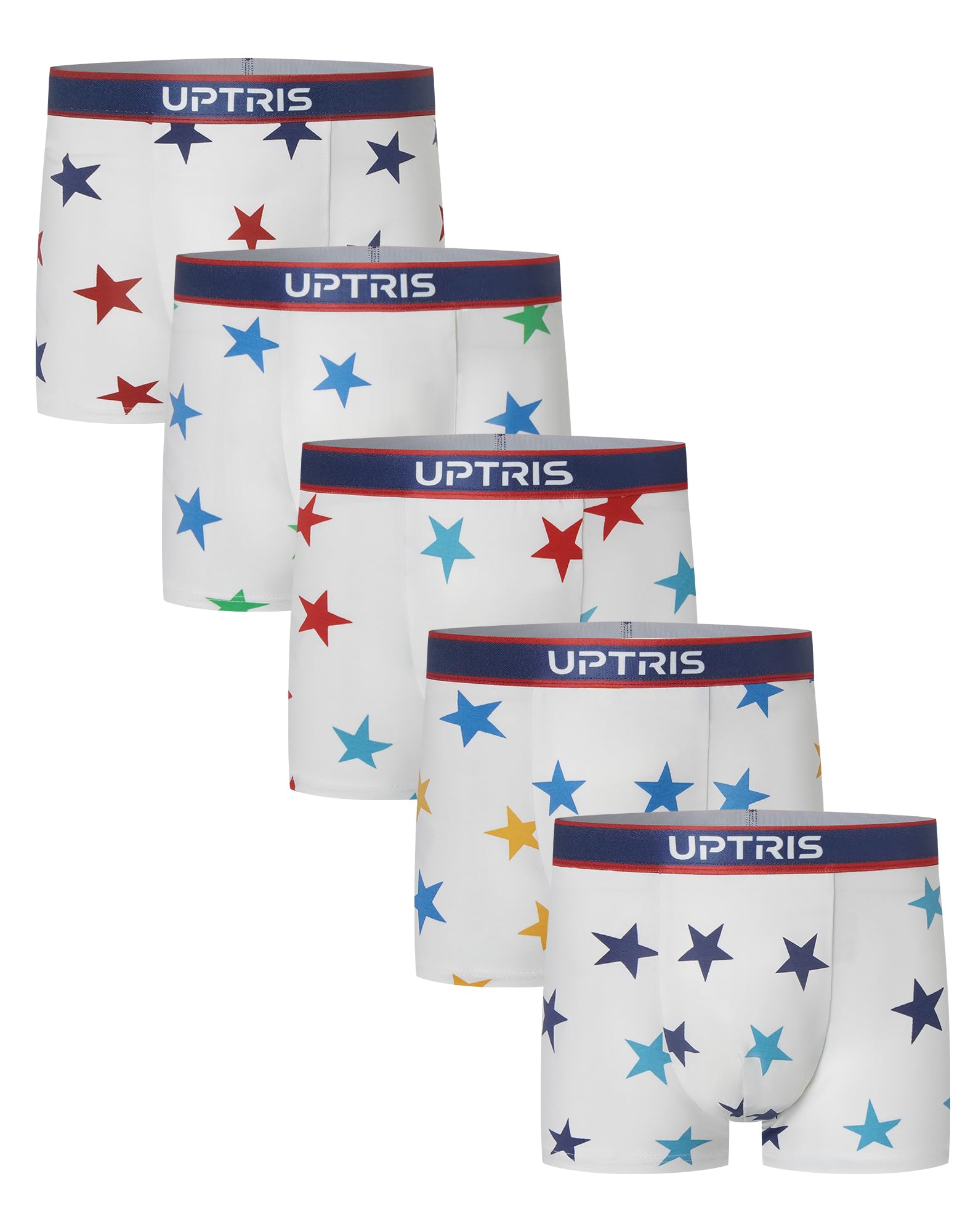 UPTRIS Toddler Boy Underwear Cotton Boys Boxer Briefs Multipack Softer 5t Underwear boys Tag Free Underpants for 2-13