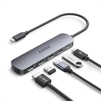 Anker Hub USB C 5 in 1 100W, HDMI 4K@30Hz con Power Delivery Fino a 100W