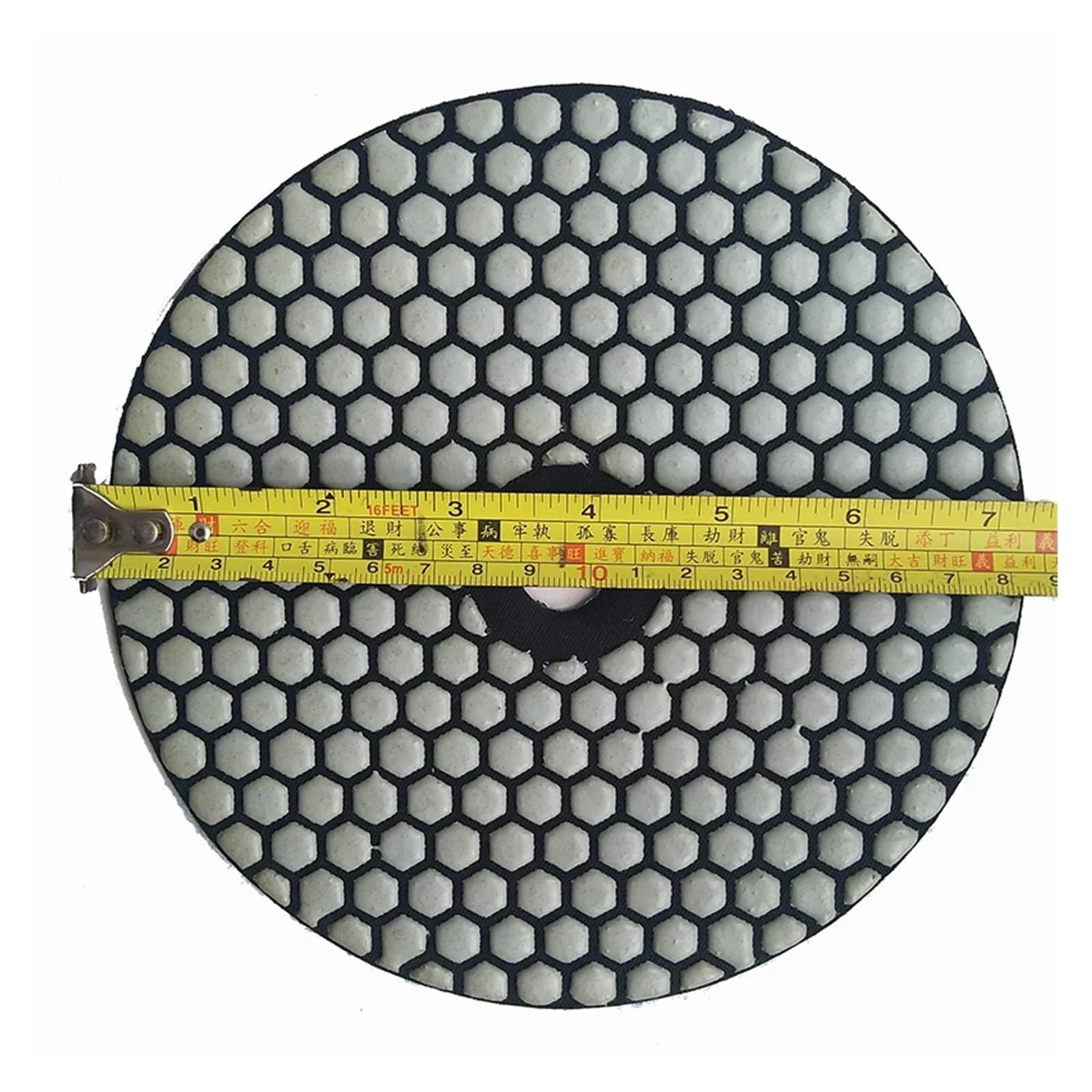almohadilla de pulido de diamante, Paquete de 3 almohadillas pulido en seco diamante 180 mm y 7 pulgadas, color negro, grano múltiple, for granito, mármol piedra(3000)
