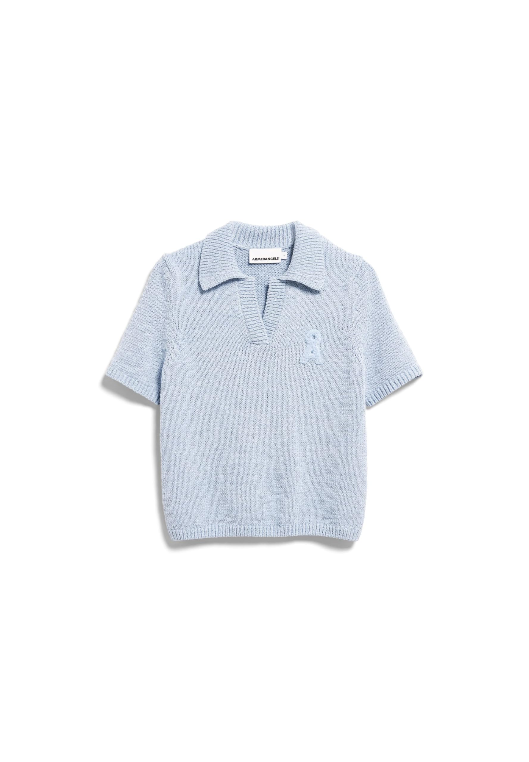 ARMEDANGELS Damen Strickpoloshirt aus 100% Bio-Baumwolle Iconic Å Regular Fit