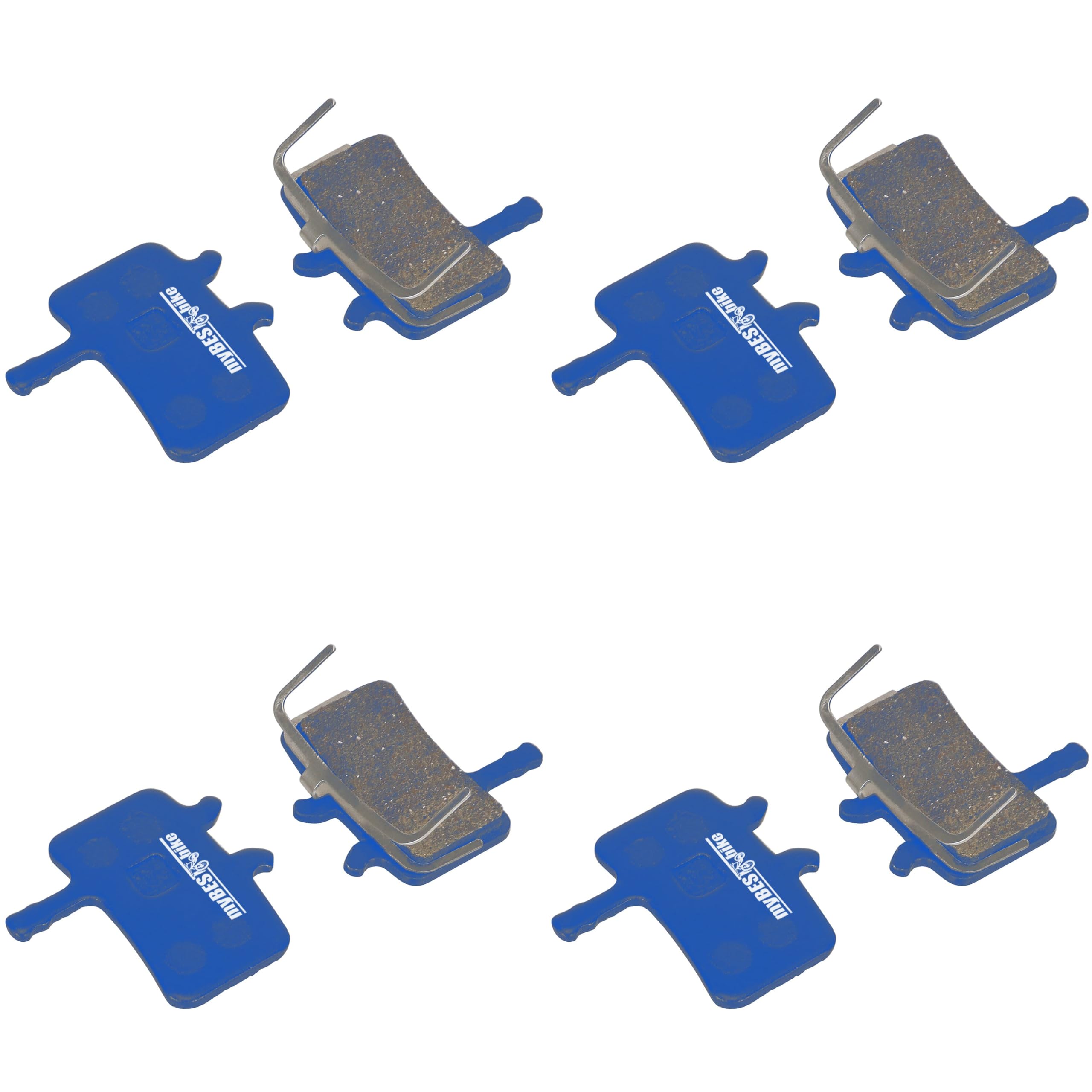 Bicycle Brake Pads 4 Pairs Disc Brake Pads For Bike, Compatible With Avid Juicy 3, 5, 7, Carbon, Ultimate and BB7 Brakes