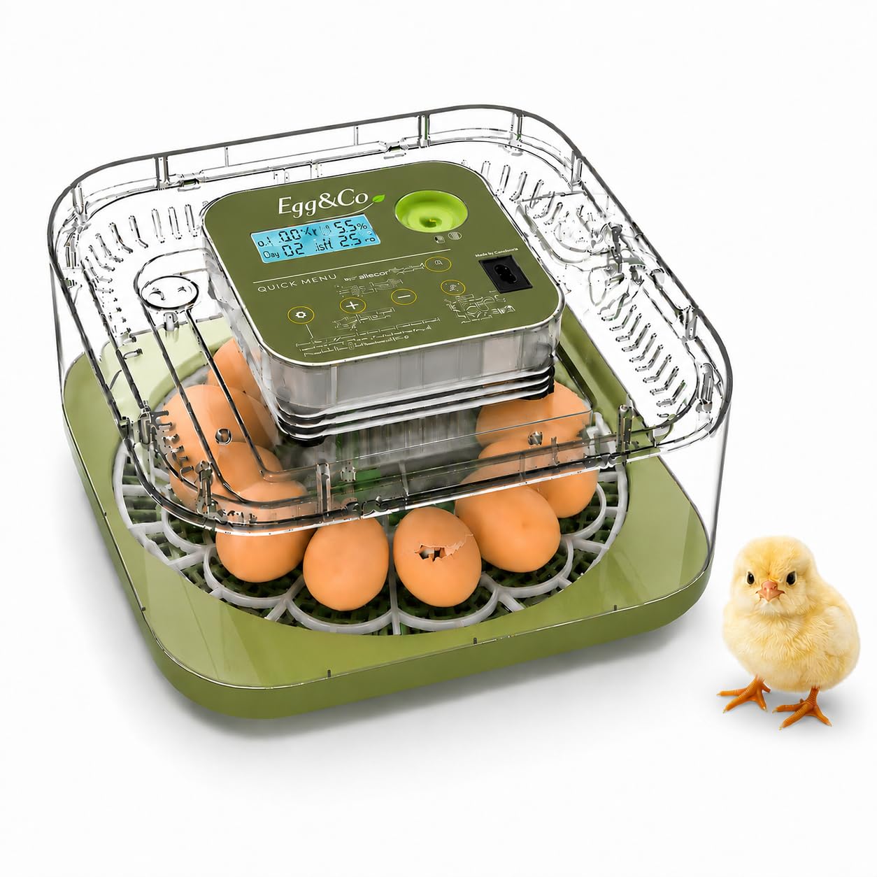 Couveuse Incubateur Automatique pour 12 Œufs de Poule et Volailles