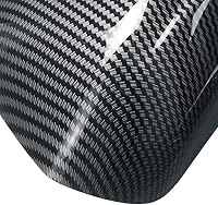 Vista 7 de Carcasas de espejo retrovisor de automóvil, color negro brillante, tapa de fibra de carbono ABS, compatible con Chevy Camaro SS RS ZL1 LT 2016-2021