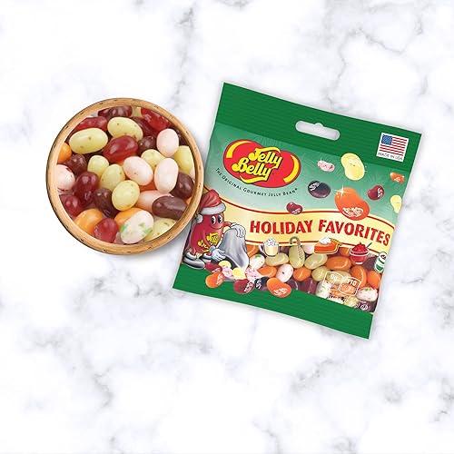 Miniatura 3 de Gomitas de sabor surtido, chocolate caliente, salsa de arándanos, bastón de caramelo y pastel de calabaza, caramelos en bolsa para compartir,