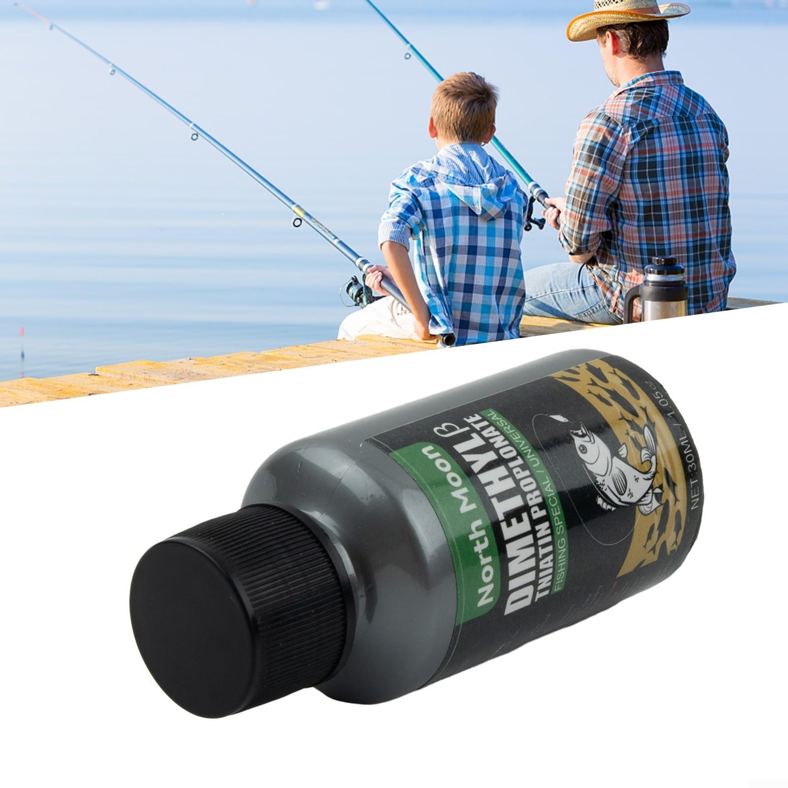 Señuelo del olor del atrayente de los pescados 30ml, feromonas para la pesca de agua dulce y del mar, conveniente para el besugo de la carpa de la tilapia