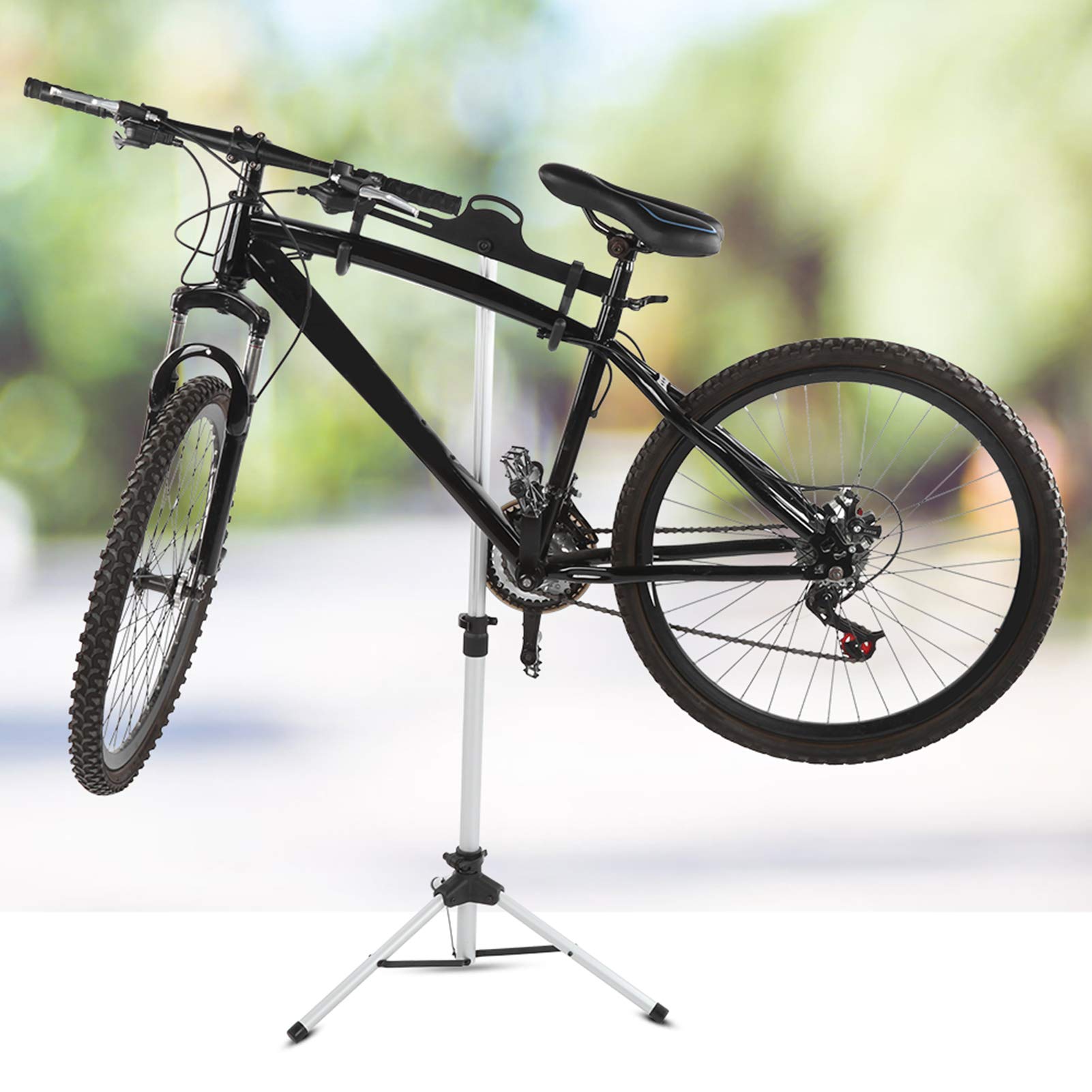 NDNCZDHC Bicycle Repair Stand, Aluminum Alloy Bicycle Repair Rack, Maintenance Work Standfor Mountain Bike, Road Bike, Folding Bike