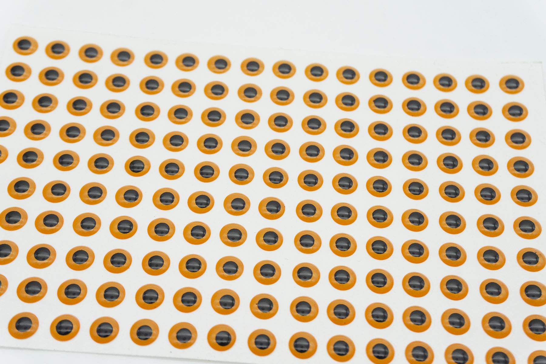 HTHYLURE Fishing Lure Eye Orange 3D Soft Eye Fishing Eyes Lure Eyes Making Fly Tying Fake Fish Eyes DIY Lifelike Realistic Artificia Fake Eyes Orange 4MM-500pcs