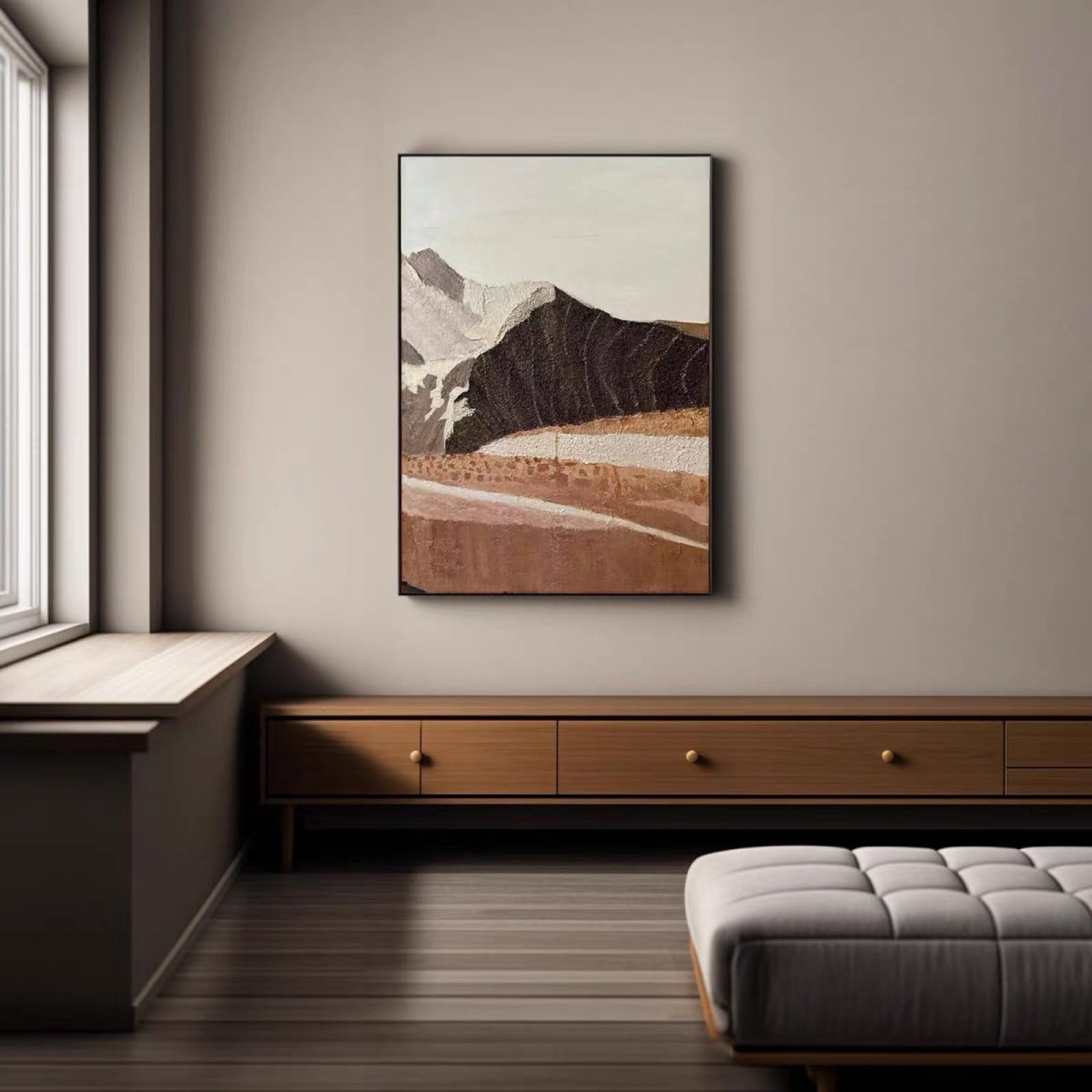 Art mural sur toile grand format pour rompre la monotonie des murs blancs