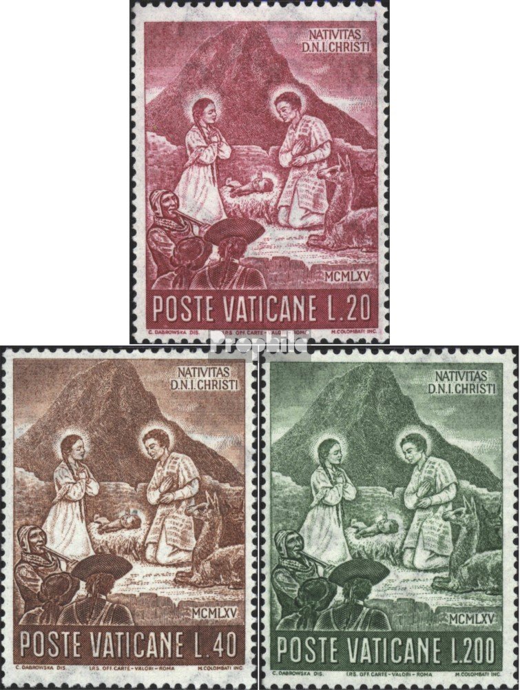 Briefmarken-Set Vatikanstadt: Weihnachten & Malaria – Komplett Postfrisch ** MNH (1961/62)