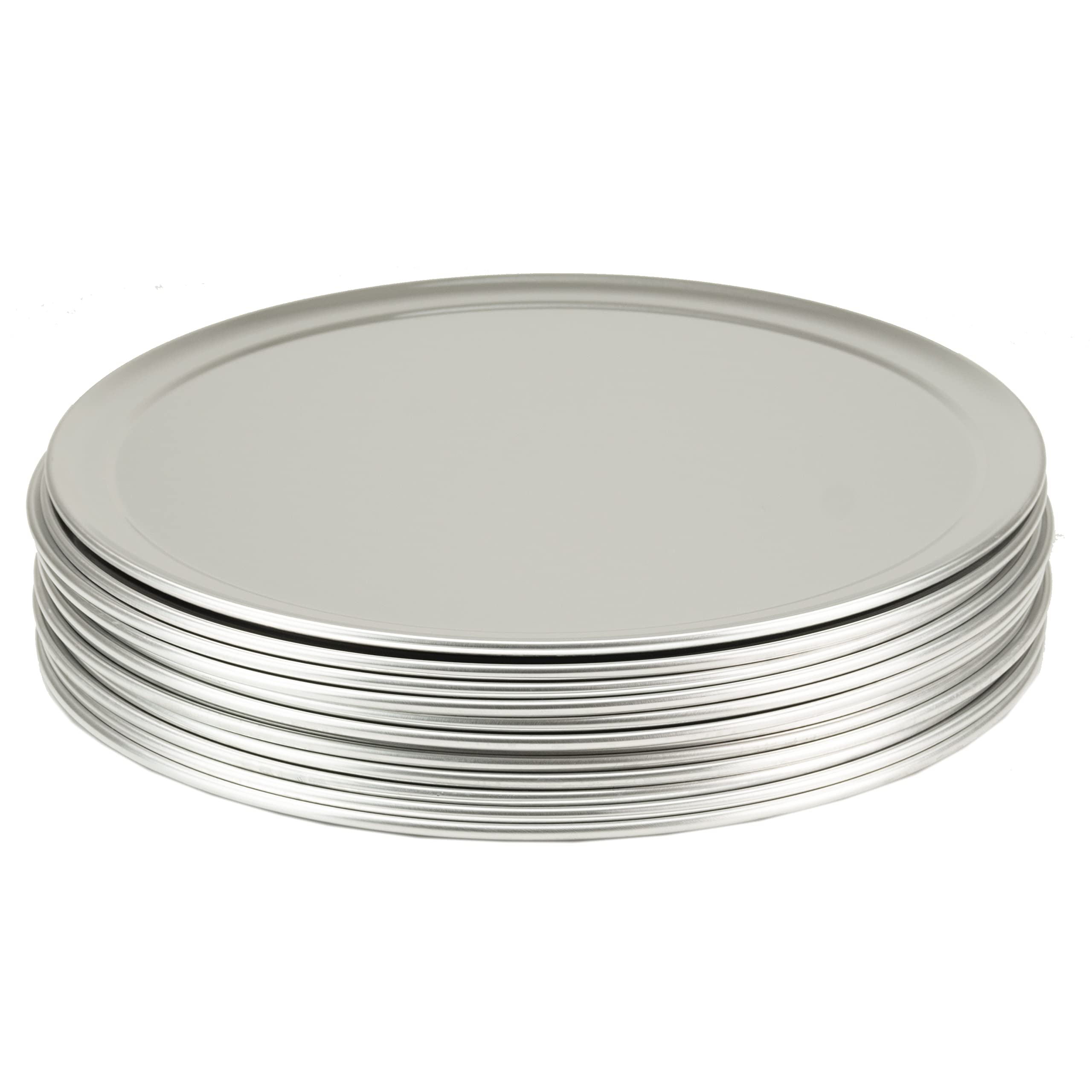 Teglia per pizza rotonda, in alluminio, 12 pezzi, Ø 380 mm
