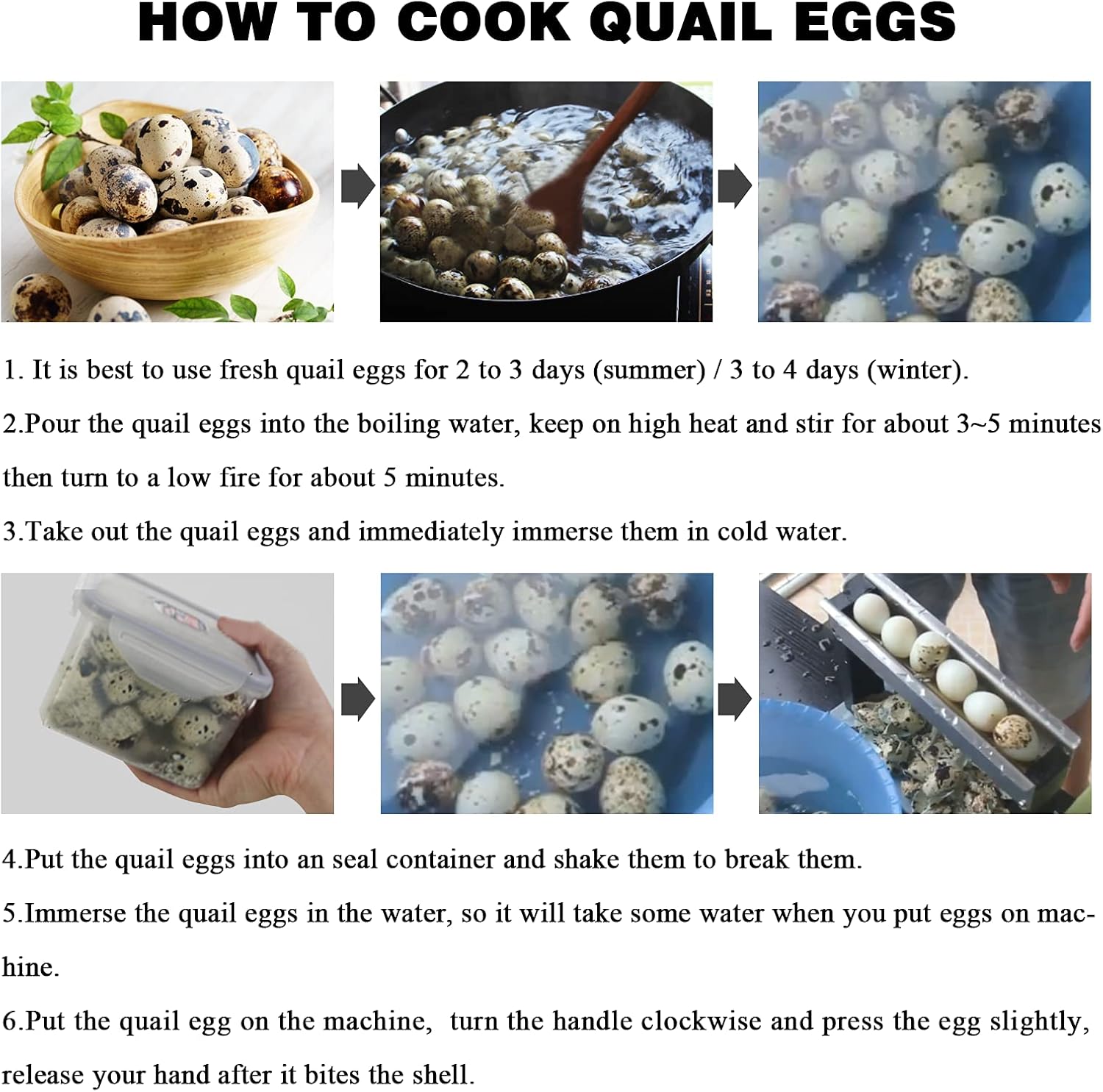 Manual Quail Egg Peeler Machine Quail Egg Sheller Household Quail Egg Peeling Machine for Boiled Quail Egg Egg Huller Portable Hand Roll Quail Egg Peeler Sheller