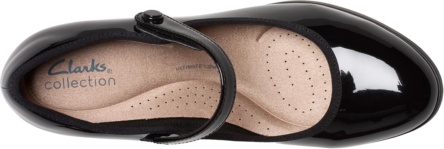 Clarks Women’s Bayla Lily Block Heel Mary Jane Pump