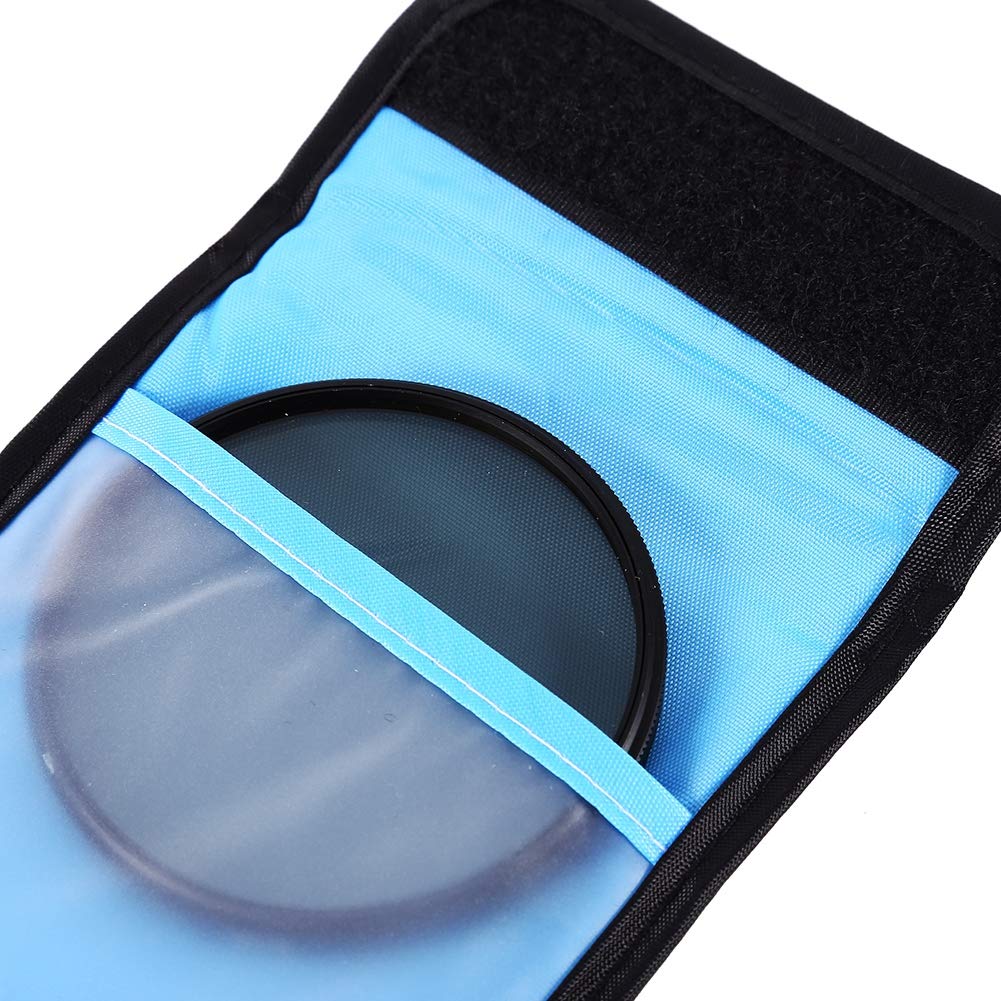 EBTOOLS Sac de Rangement pour Filtre de caméra de Poche 3, boîte de Portefeuille de Filtre de caméra en Nylon résistant aux intempéries