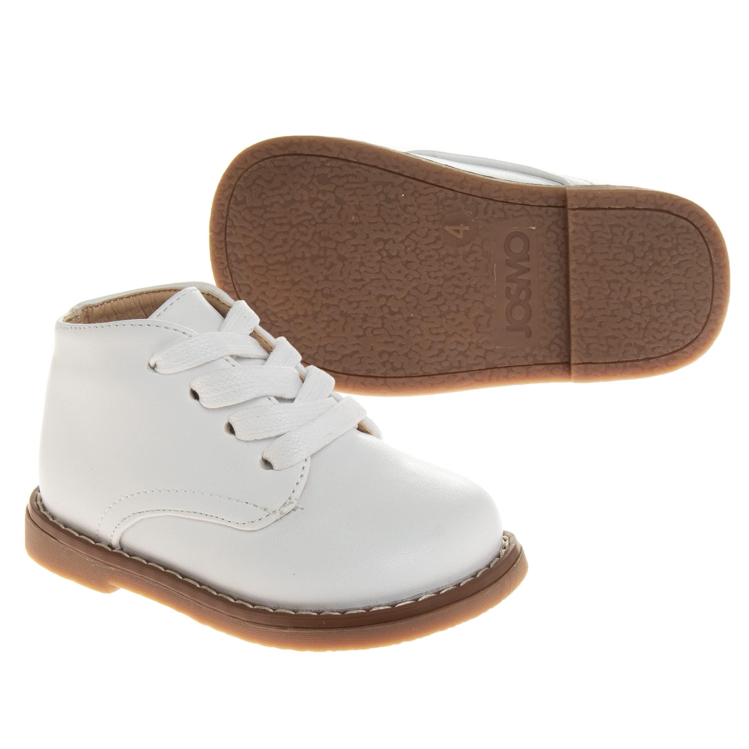 JOSMO Baby Boys Girls Unisex Walking Shoes First Step Walker Lightweight Synthetic Non-Slip High top (Infant-Toddler)