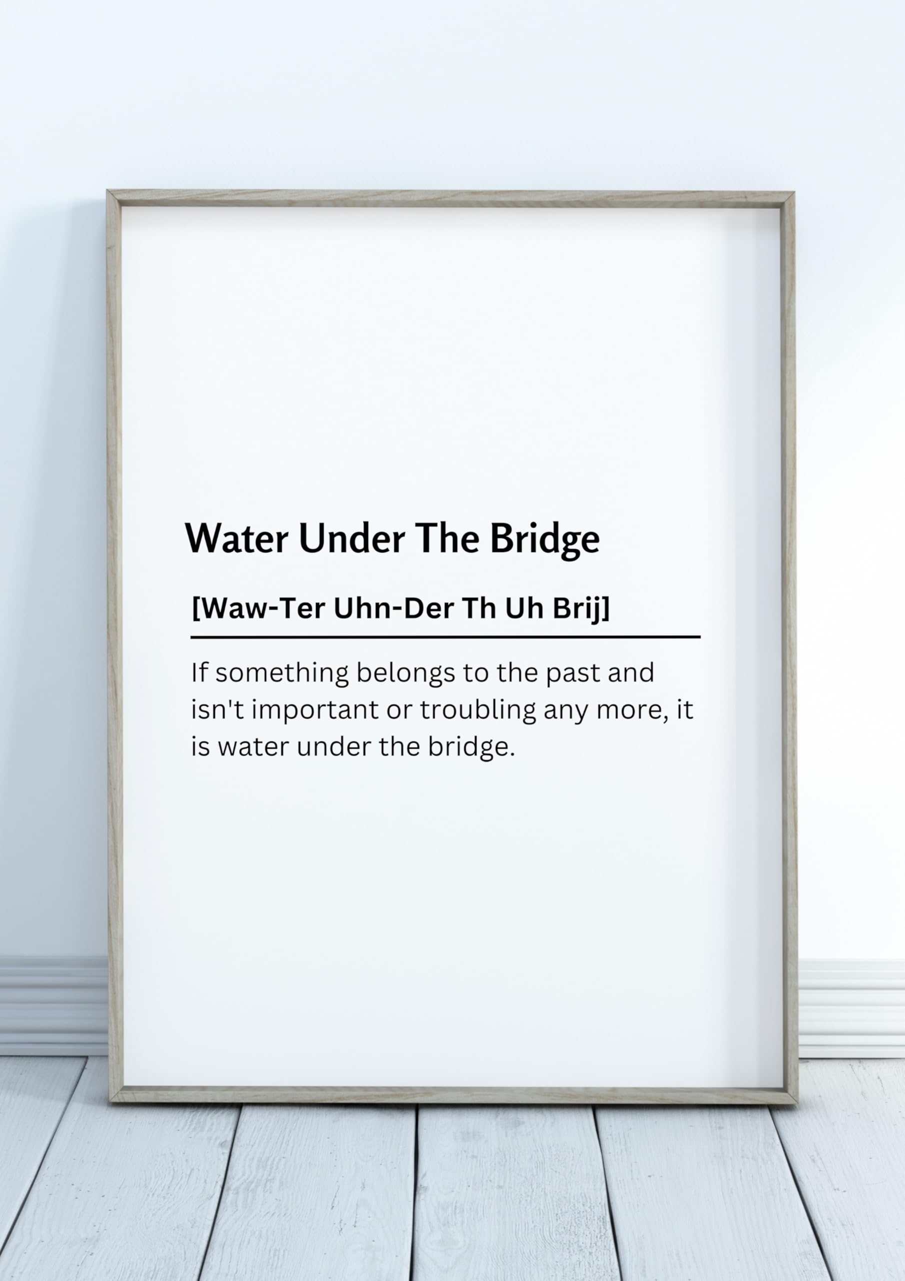 water under the bridge meaning