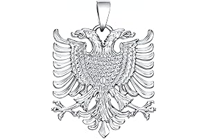 Magnificent Albanian Eagle Necklace: A Symbol of Heritage and Pride