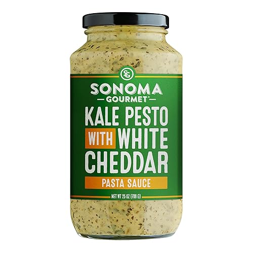 Miniatura 2 de Sonoma Gourmet Paquete variado de salsa para pasta, sin OMG, sin gluten y sin azúcar añadido, hecho con ingredientes frescos, tarros de 25 onzas