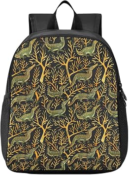 senya Little Kids Backpack Toddler School Elementary Bag Boys Girls S Crocodile Gold