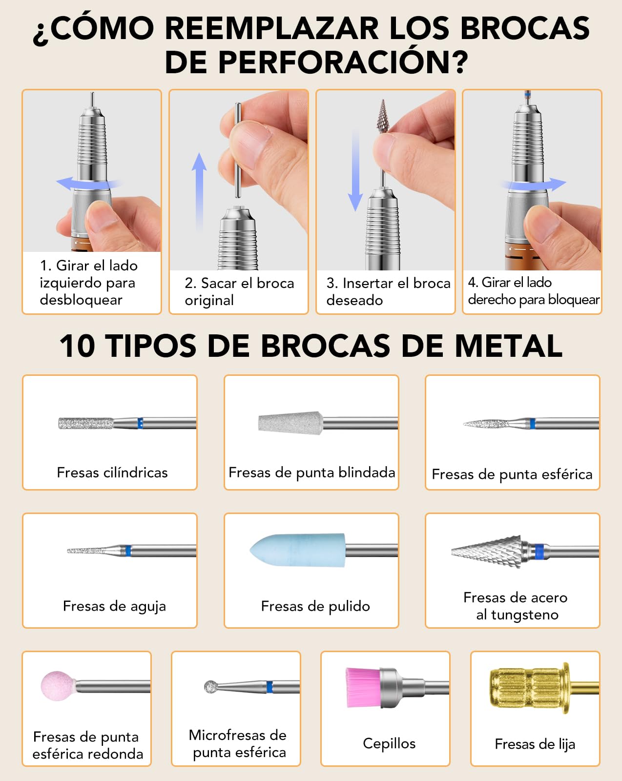 HOMEASY Torno para Uñas Profesional 45000 RPM, Máquina Pulidora de Uñas Eléctrica con Pantalla LCD HD y Pedal, Bajo Ruido y Vibración, Kit con 10 Brocas y 75 Bandas de Lijado para Uso en Casa y Salón | Pantalla LCD con funcionamiento de red y pedal para u