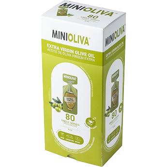 Yuuki Foods Mini Extra Virgin Olive Oil, 0.2 oz 7 g x 80 Packs