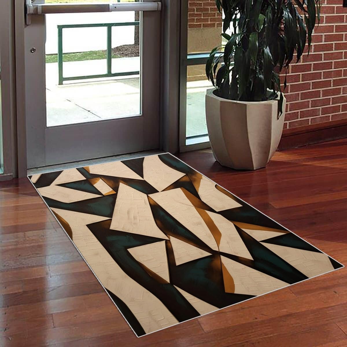 Tappeto passatoia moderno per corridoio, cucina, lavabile, antiscivolo, 70 x 130 cm, resistente, venduto al metro