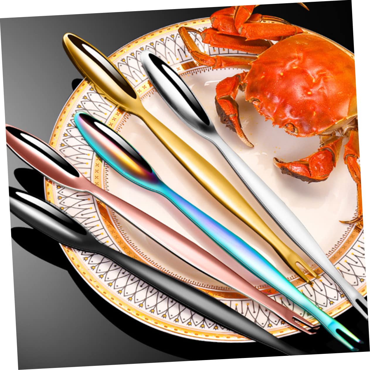 Alipis 9pièces Outils De Peeling De Fruits pour Éplucher Crevettes Et Crabes Design Pratique Et Résistant