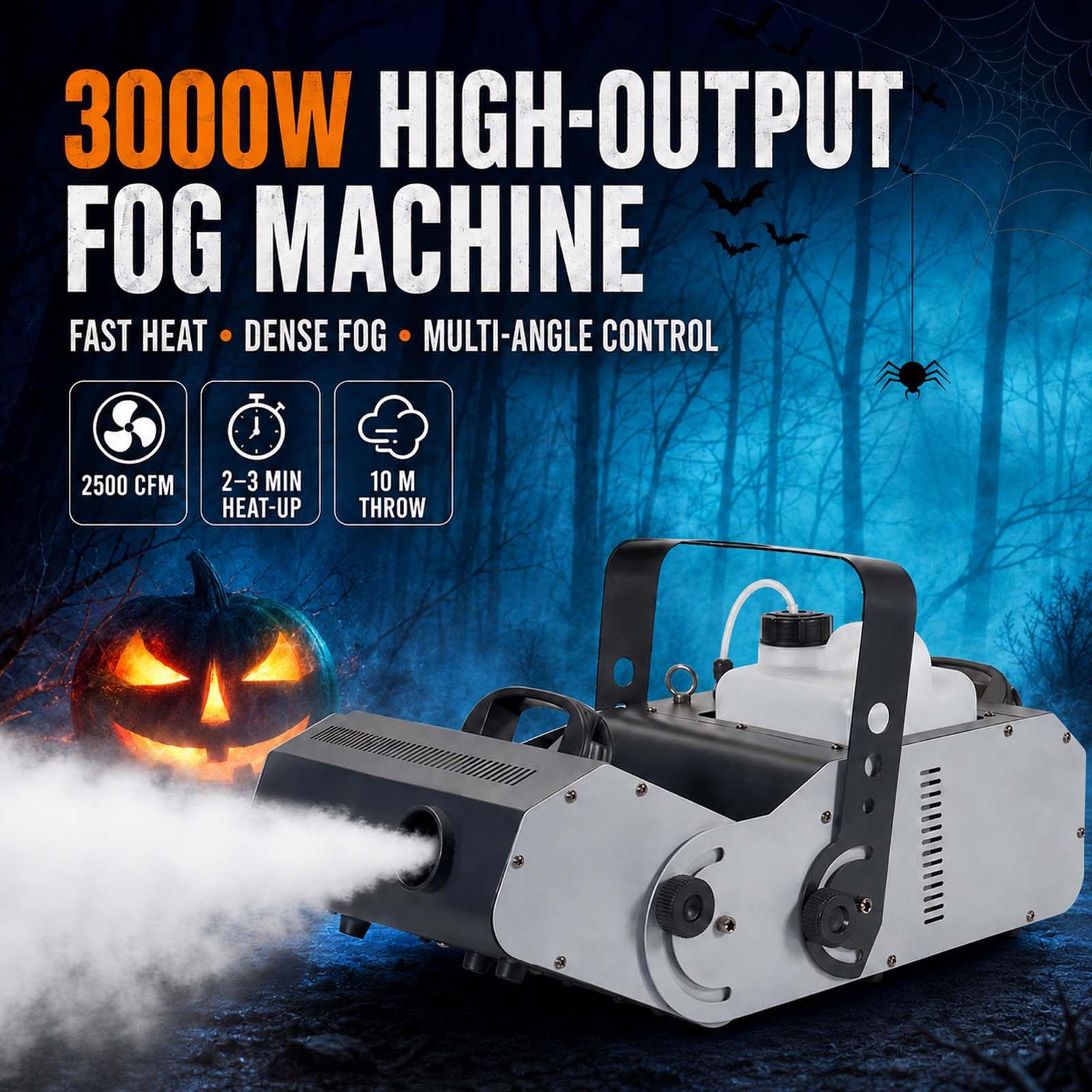 MáQuina de Humo EscéNico de 3000 W con Control Dmx512 para Dj (2500 Cfm)