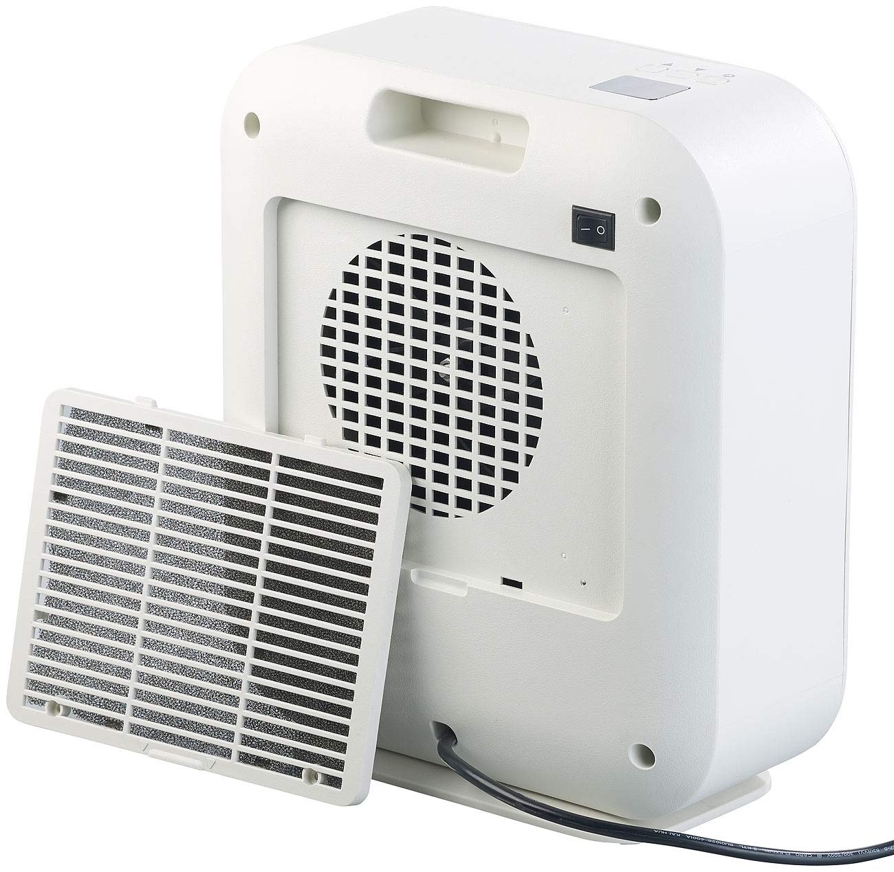 Sichler Haushaltsgeräte Calefactor cerámico LV-550 con sensor de movimiento, temporizador y pantalla, 1500 W