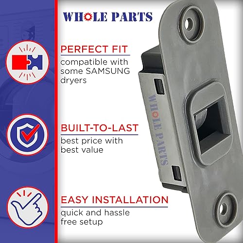 Miniatura 5 de Whole Parts Parte de montaje del soporte de la palanca de la secadora # DC97-17991A - Reemplazo y compatible con algunos secadores Samsung
