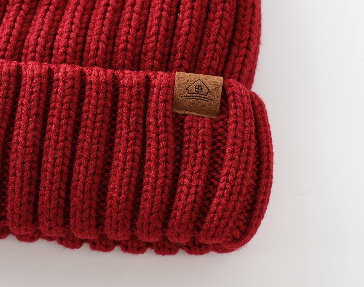 Home Prefer Mens Winter Hat Wool Fleece Lined Knit Beanie Hat Warm Stocking Caps - Image 7