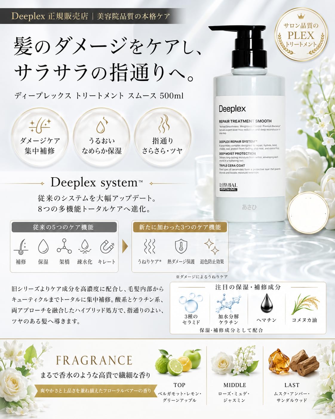 Amazon | ディープレックス シャンプー 1000mL /トリートメント 1000g