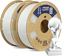 Vista 46 de Overture PLA Plus (PLA+) Filamento de 1/16 pulgadas, dureza mejorada con rollo PLA, con superficie de construcción 3D de 7.87 × 7.87 pulgadas, PLA