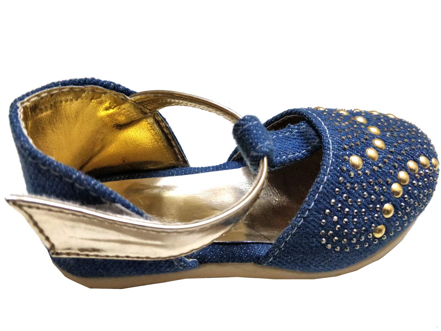 Tippy Toes Baby Girls Blue Synthetic Shoe