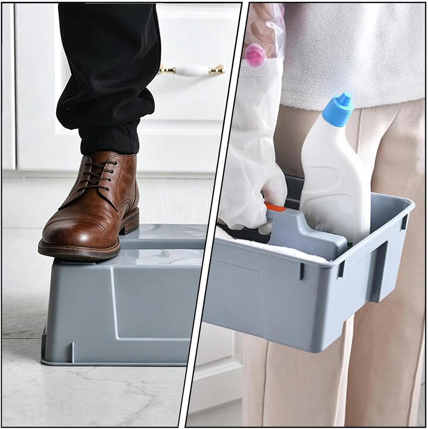 Portable Multifunctional Storage Basket Tool Case with PP Desktop Organizer
