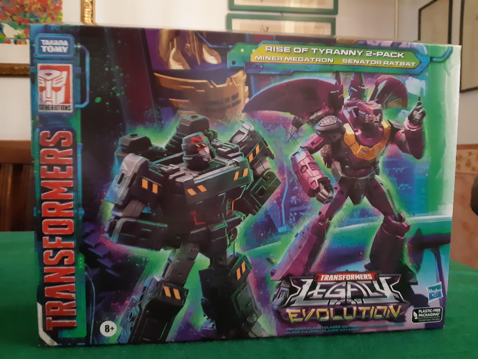 Transformers Toys Legacy Evolution Miner Megatron & Senator Ratbat Rise ...