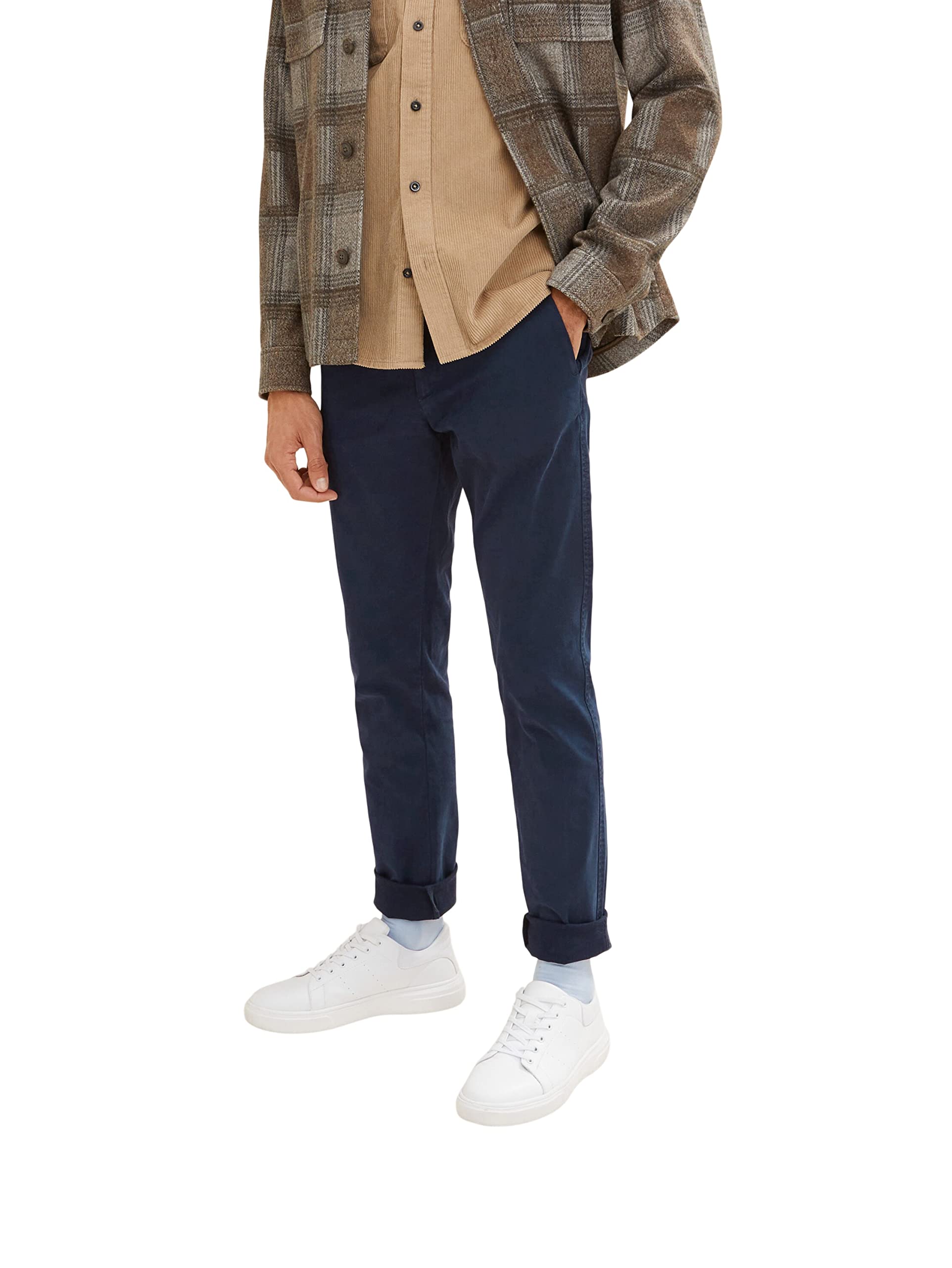 TOM TAILOR Herren Travis Slim Chino Hose mit Stretch