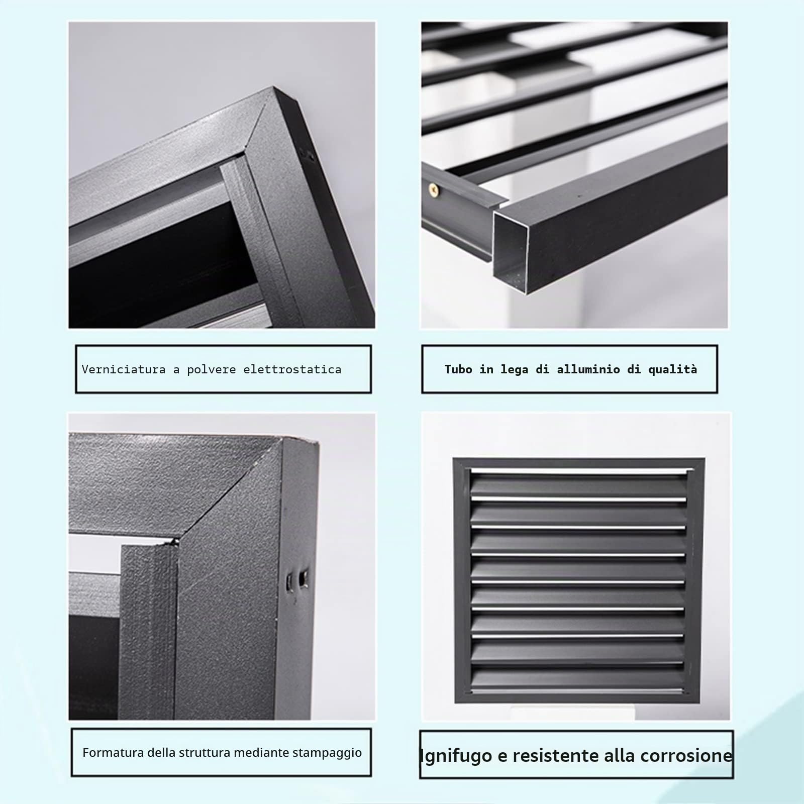 Copertura per Condizionatori in Alluminio Fioriera Esterna Griglia Condizionatori Recinzione Per Apparecchiature Esterne Schermo Decorativo del Condizionatore Privacy Recinzioni Persiane Design